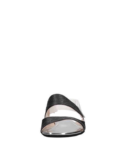 Sandali flat in ecopelle N°21 | SS05280528 N001NERO-BIANCO